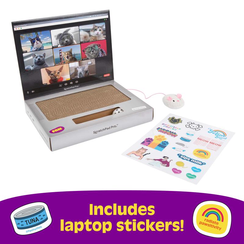 ScratchPad Pro  Cardboard Laptop Cat Scratcher