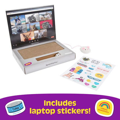 ScratchPad Pro  Cardboard Laptop Cat Scratcher