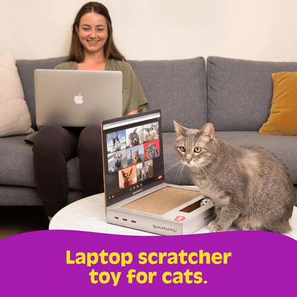ScratchPad Pro  Cardboard Laptop Cat Scratcher